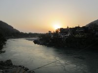 Sunset over the Ganges